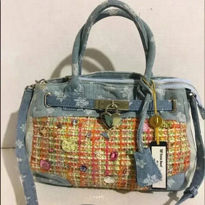 Think bee jeans / woven crossbody bag